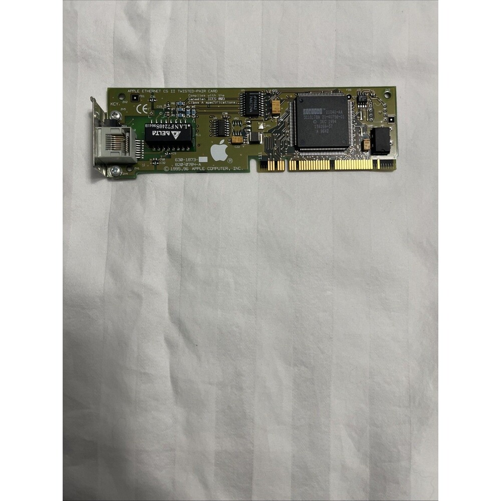 Vintage Apple Ethernet CS II Twisted-Pair Card 820-0784-A Comm Slot II Mac